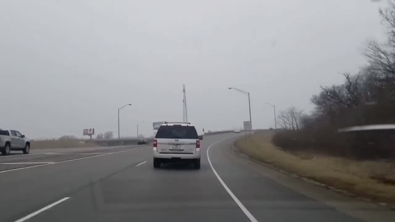 Driving Through Fishers to Indianapolis | Winter City Views