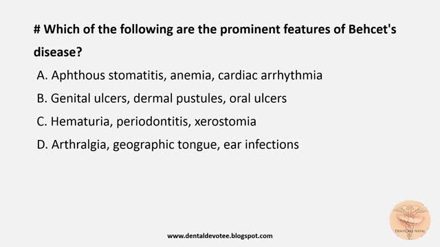 MCQs on Medically Compromised Dental Patients - General Dentistry