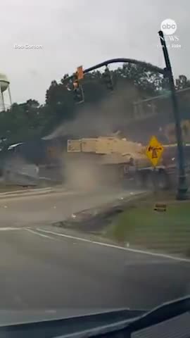 Train vs. Tank...Train Wins.