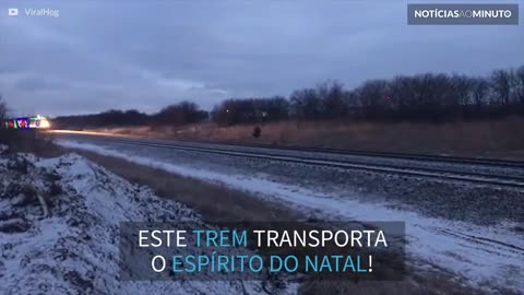 O trem mais natalino de todos!