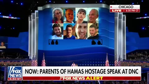 Parents of Hamas hostage speaks at DNC 'Stolen from his life'