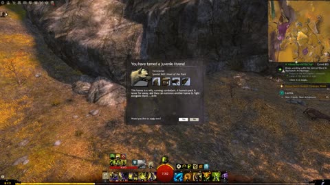 Gw2 - Ranger Juvenile Hyena Pet Location (Blazeridge Steppes)