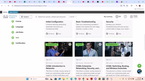 Course Review.. Cisco Networking Academy- Network Addressing and Basic Troubleshooting
