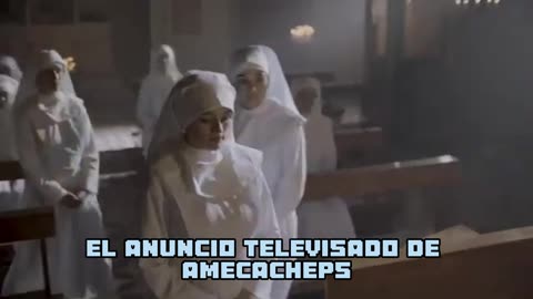 Una monja comiendo papas fritas durante la comunión