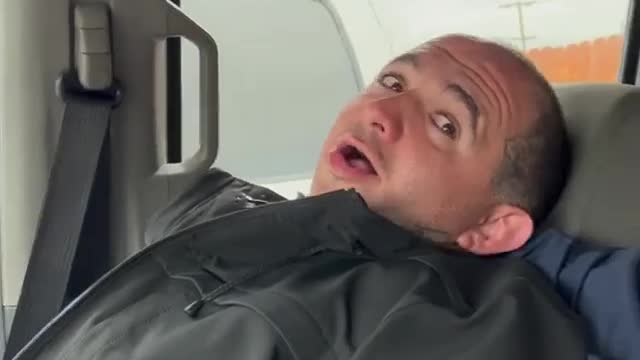 man aroused in a funny way and wakes up scared