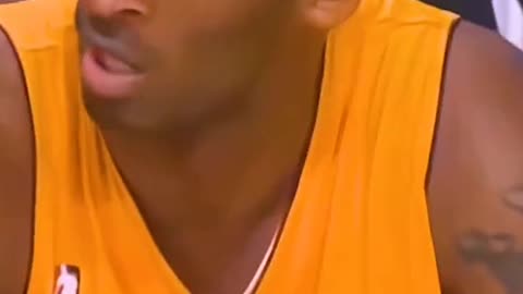 Kobe's angry look