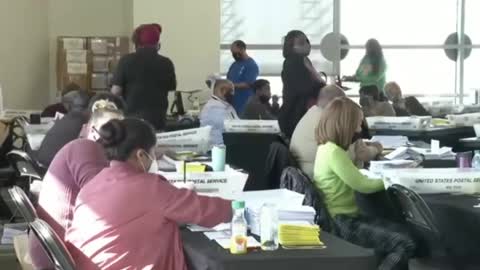 State of Georgia Fulton County Multiple Ballot Counting Fraud