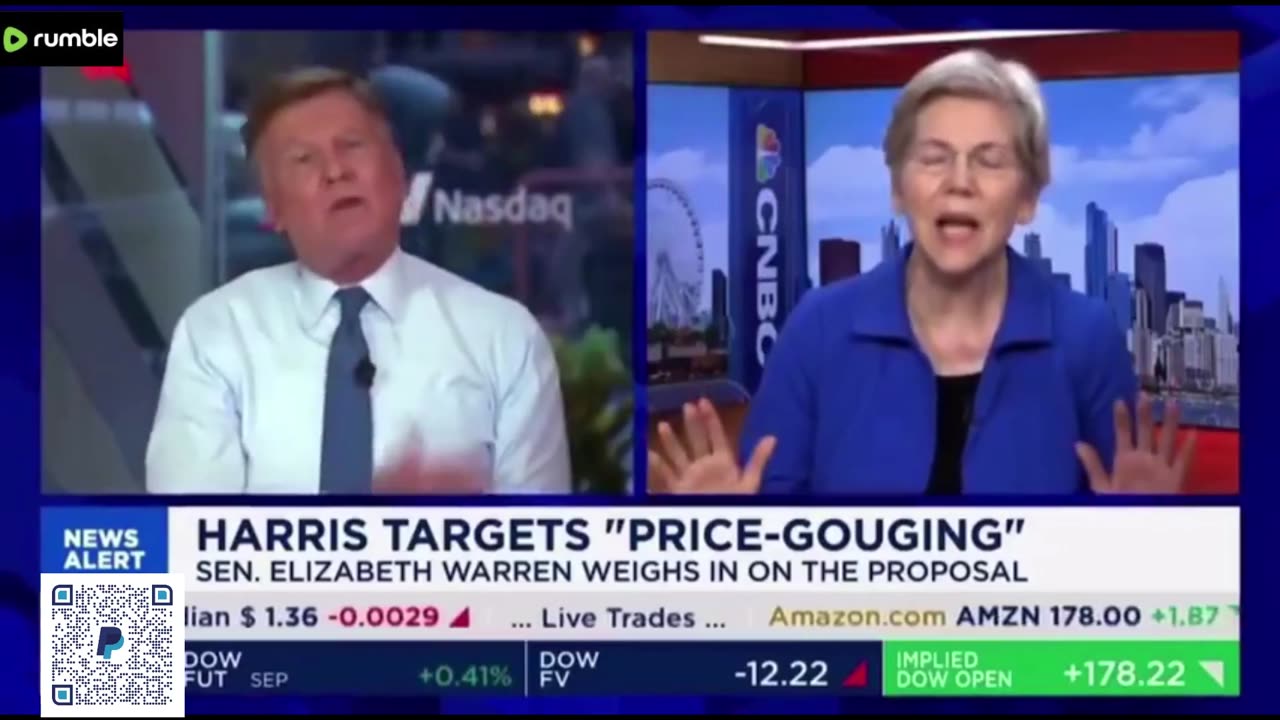 CNBC HOST DESTORYS SEN. ELIZABETH WARREN