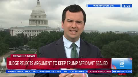 JUST IN: Judge Formally Rejects DOJ Argument to Keep Trump Raid Affidavit Sealed