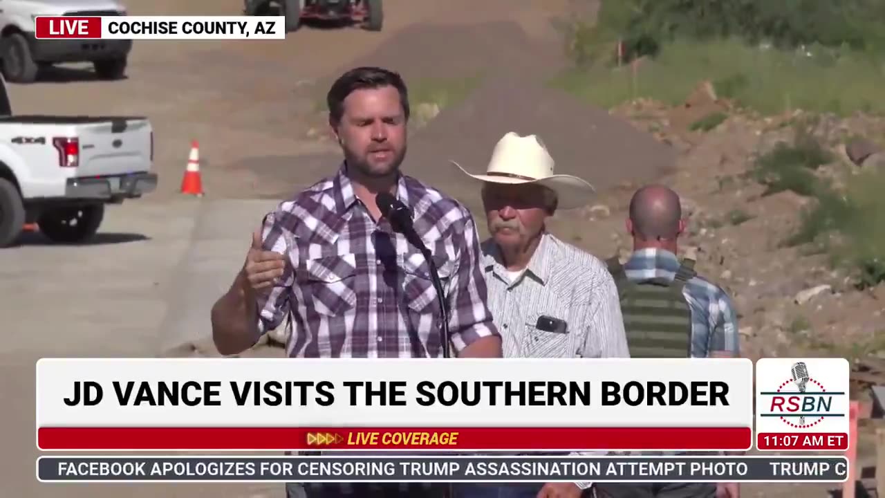 JD Vance: "You effectively have an open border. That's what Kamala Harris promised..."