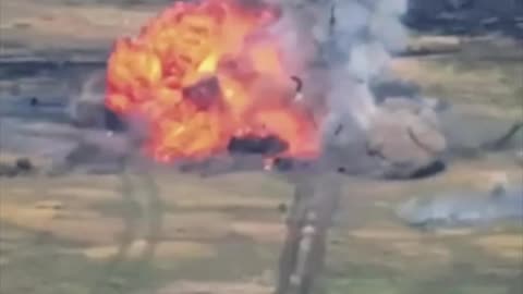 Insane Detonation of an Ammo-Laden Russian APC