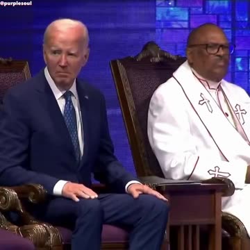 Joe Biden had other plans and standing up together was not one of them