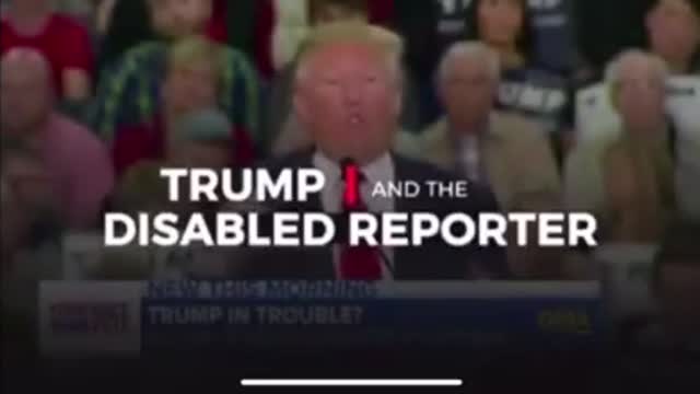 Trump did not mock disabled journalist