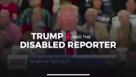 Trump did not mock disabled journalist