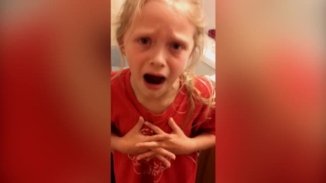 Little Girl Freaks Out Over Pulling Her Loose Tooth