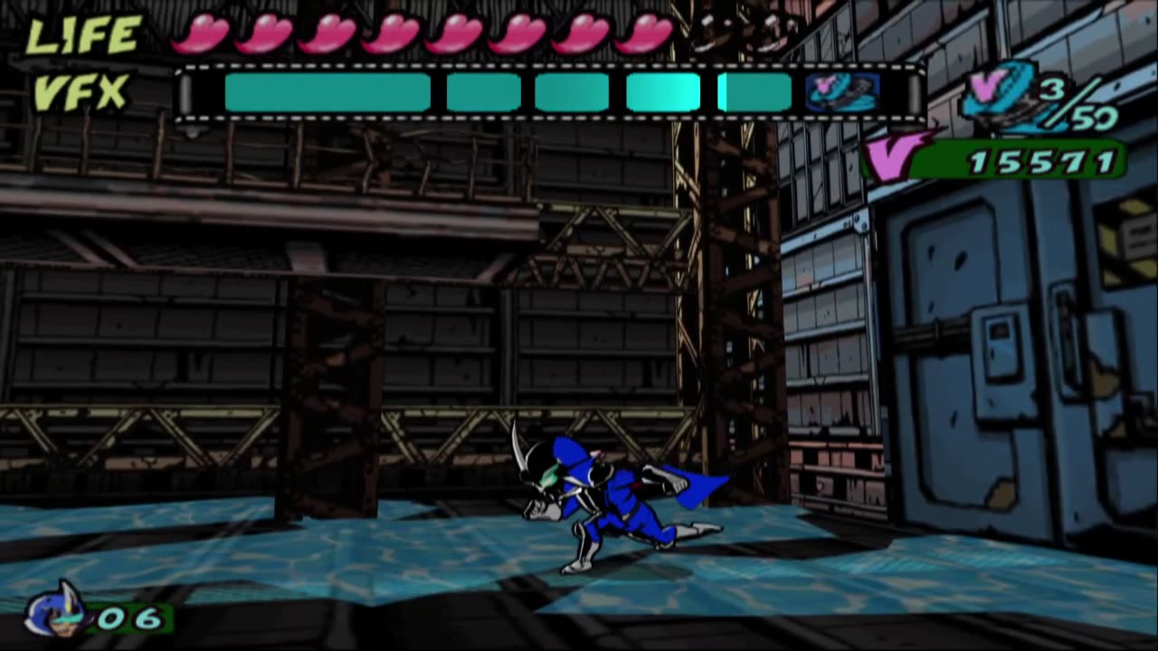 Lets Play Viewtiful Joe Part 9 (The Big Fat Blue Fatty LOL) | No Death Run!