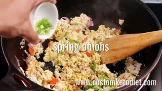 Keto Curried Tofu Scramble/Diet