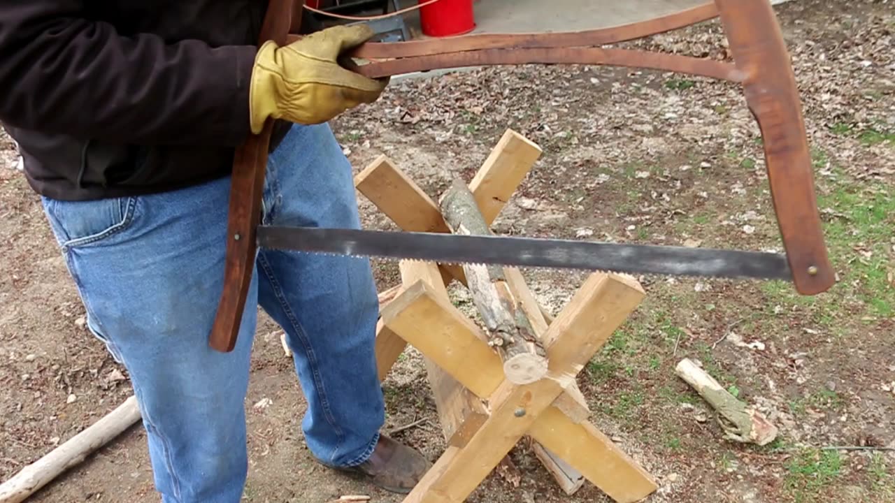 Using A Bucksaw During A Power Grid Fail