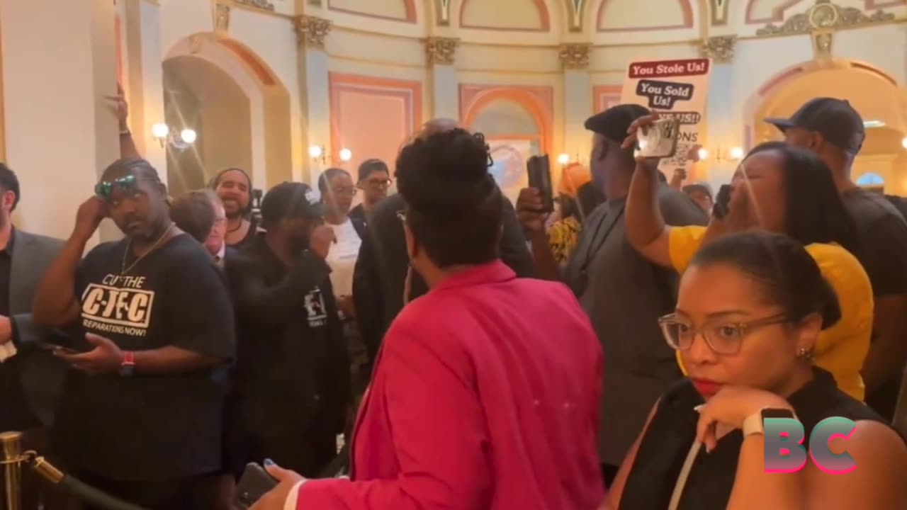 Protest erupts at California state Capitol because of stalled reparations proposals