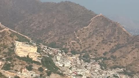 Amazing View from Jaigarh fort India.