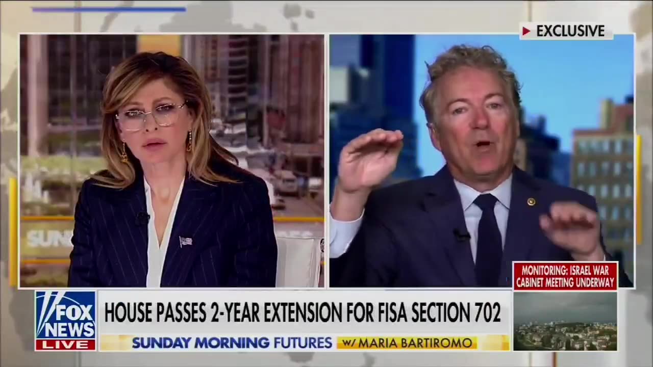 Rand Paul Basically Calls Speaker Mike Johnson Nancy Pelosi In A Tie