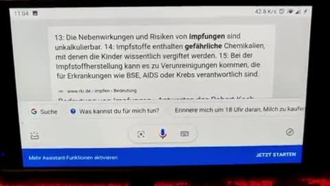 Das sagt Google über Impfungen ‼️‼️‼️‼️