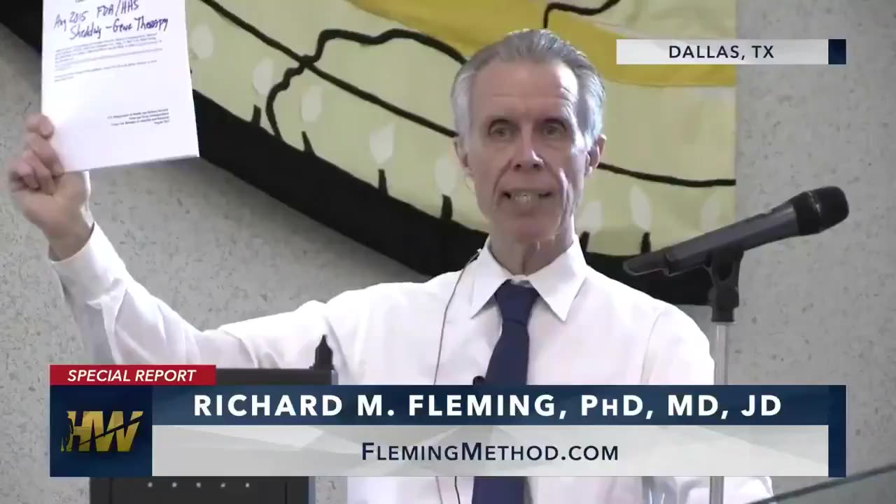 Dr. Richard Fleming denuncia perigosidade dos componentes das inoculações C-19