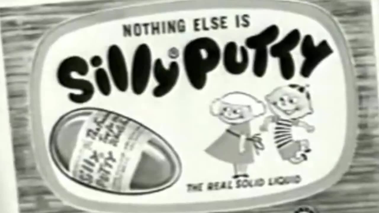 The first Silly Putty commercial, 1957