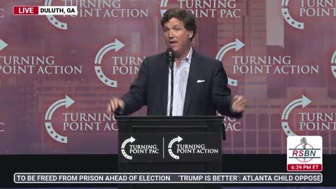 FULL SPEECH - TUCKER CARLSON Delivers Remarks at Turning Point Rally in Duluth, GA TURNING POINT RALLY