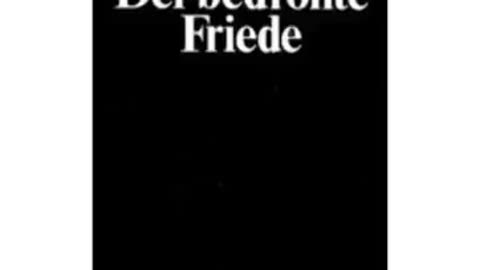 Der bedrohte Friede 1983 Carl Friedrich von Weizsäcker reup