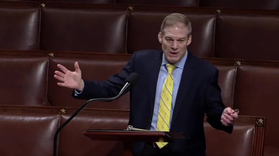 Jim Jordan Spits FACTS On House Floor