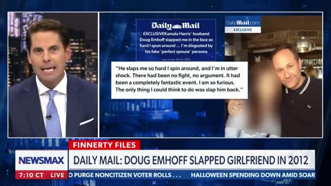 Dems, media won't acknowledge woman accusing Doug Emhoff of abuse