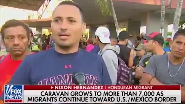 Migrant caravan member says there are criminals everywhere