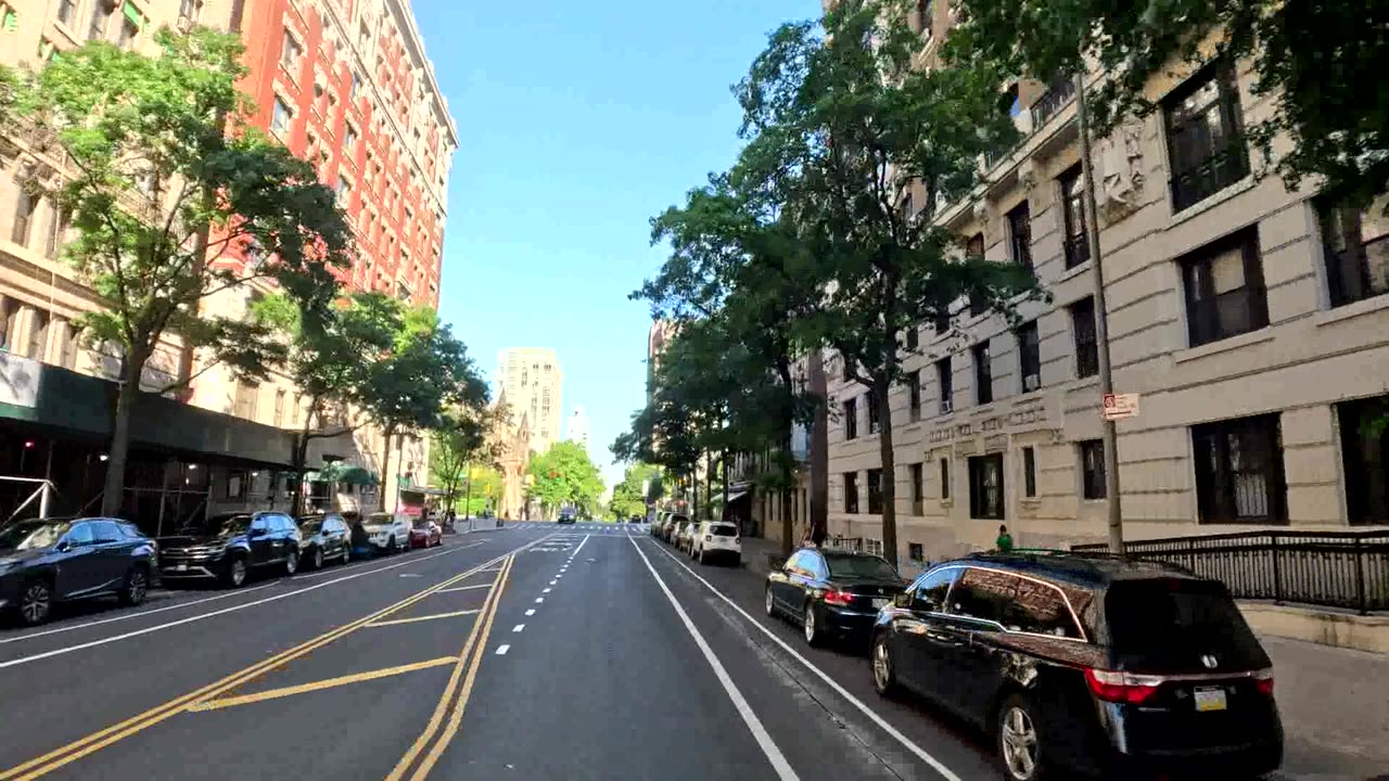 Driving New York City NYC Queens to West Side MiD Town Harlem LES Lower East Manhattan & Back ASMR