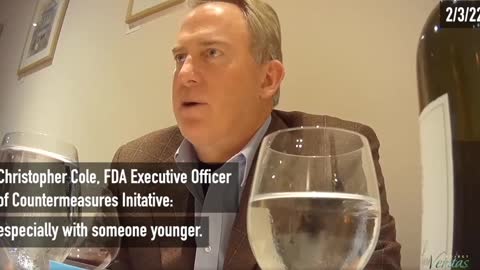 FDA Exec Talks about "Vaccine" Plan on Hidden Camera