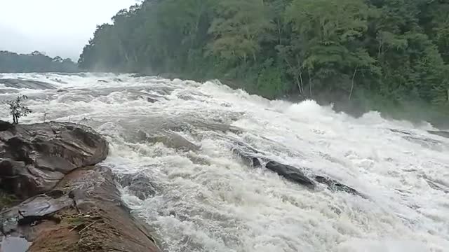 River after rainfall