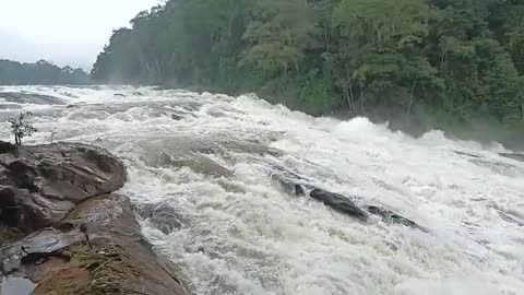 River after rainfall