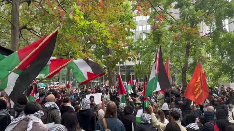 Trudeau's Canada 🇨🇦: Masses celebrating the horrendous terror attacks