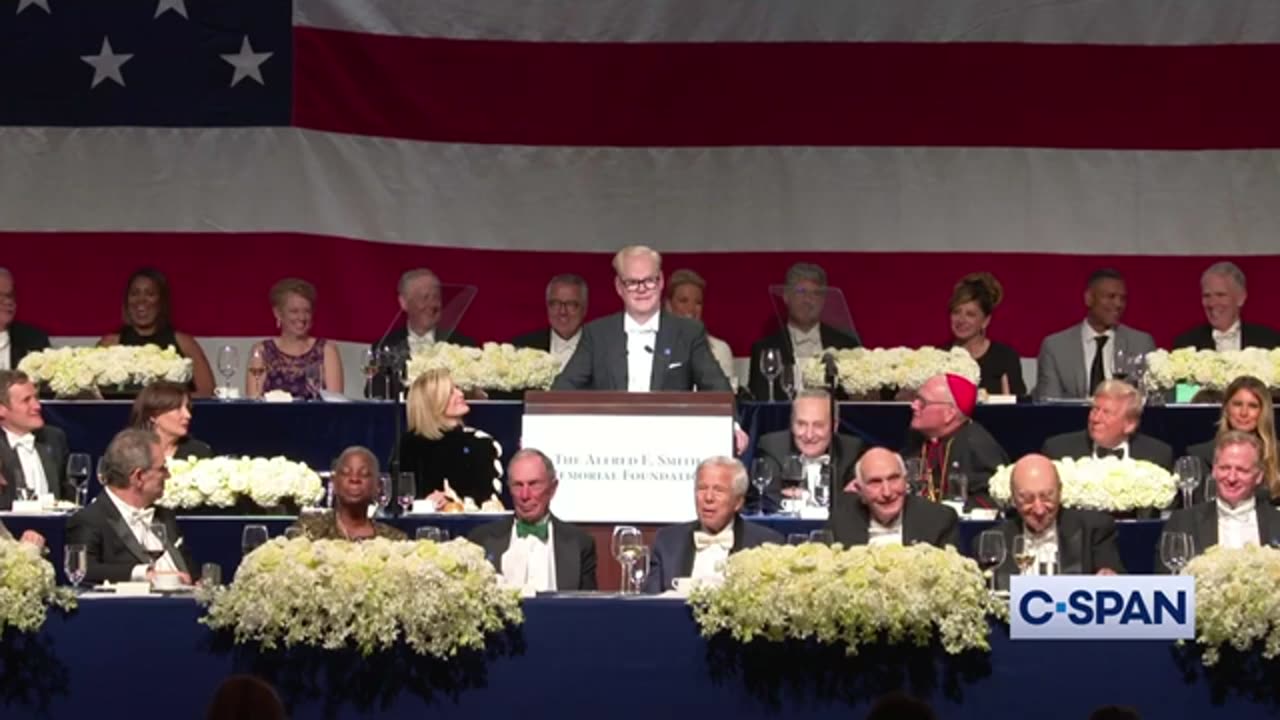 Trump full at Al Smith Dinner