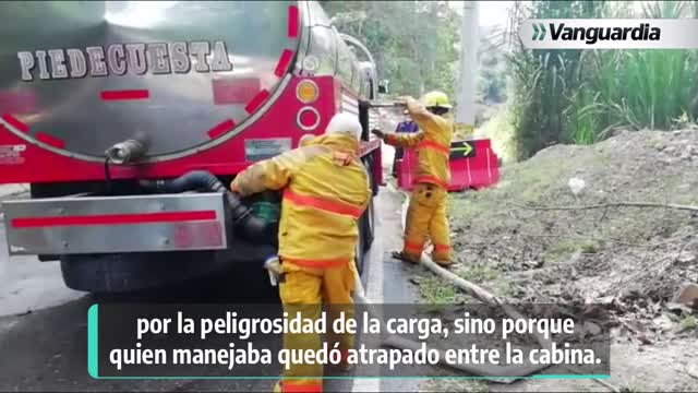 Detalles de la emergencia que mantiene cerrada la vía a Bogotá