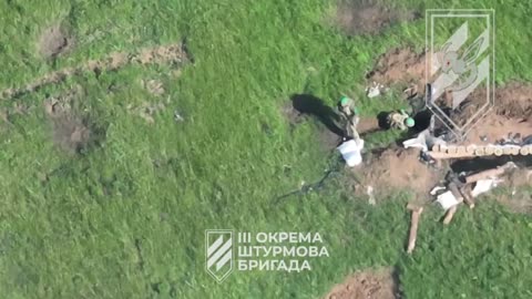 Ukrainians use Drones to Push Out Russians from Trenches