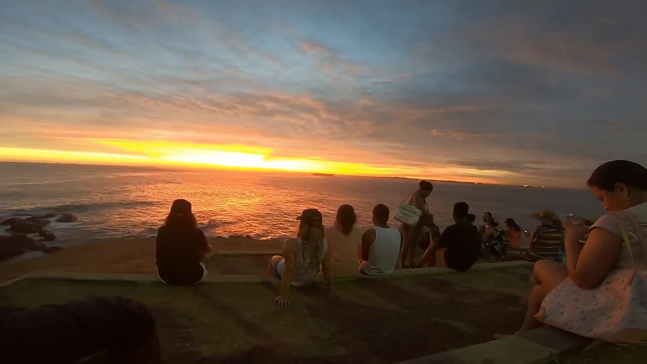 Beautiful sunset in Brazil