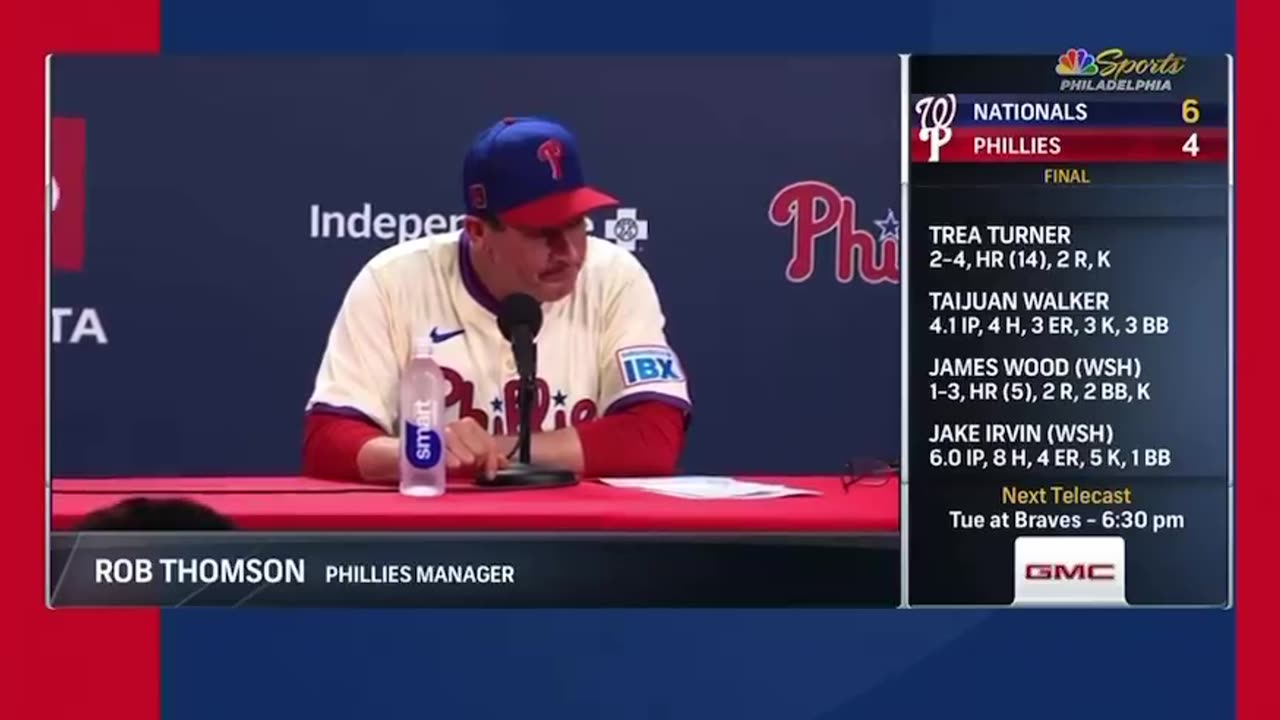Why Rob Thomson didn't pinch hit Harper or Realmuto in the 9th inning