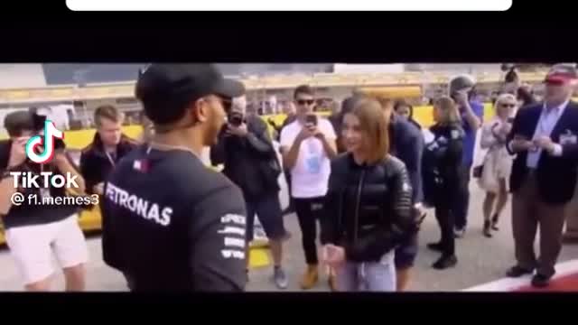 Lewis Hamilton and Millie Bobby funny moment