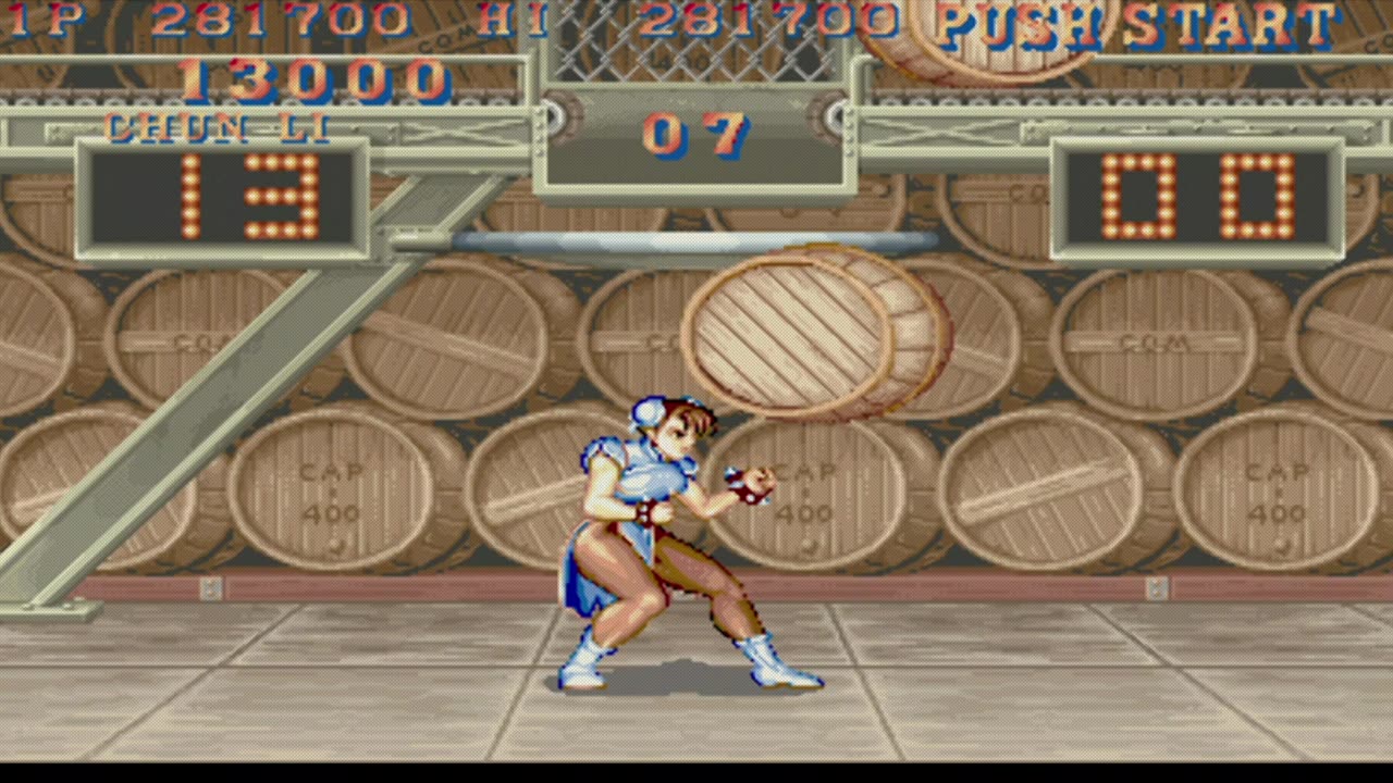 Chun Li (Bonus Stage Barrel 1)