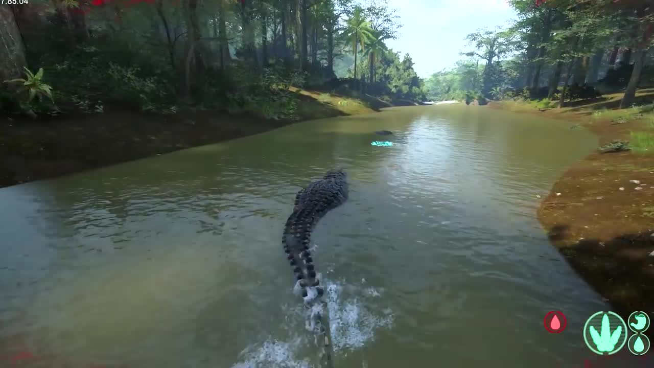 The Giant Crocodile Attacks!!! - The Isle