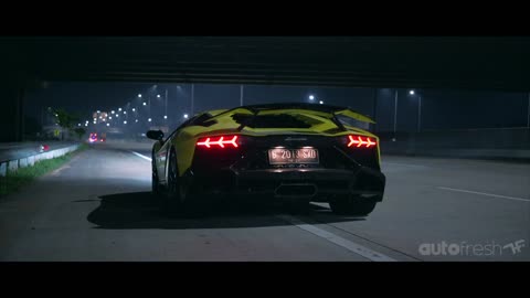 V12 F1 Sound! Lamborghini Aventador LP720-4 w_ ARMYTRIX Header-back Titanium Valvetronic Exhaust.