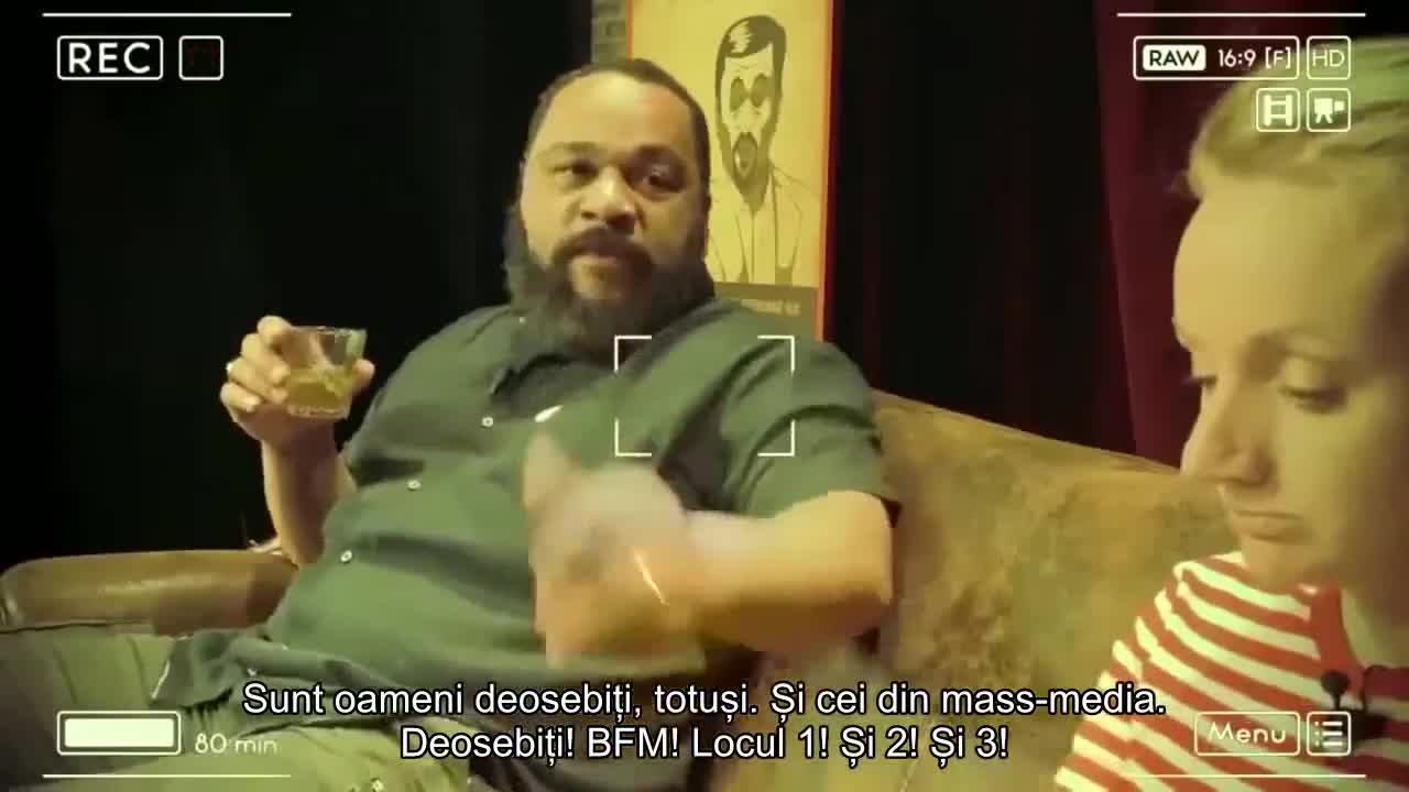 CENZURAT DE YOUTUBE - Dieudonné - fragment din spectacolul „Mass Media” - Subtitrat