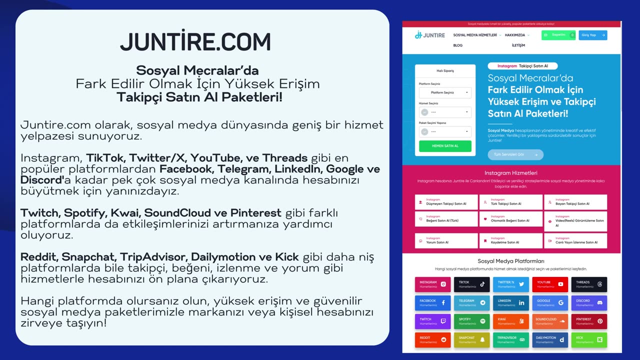 Takipçi Sayını Katla! Juntire.com İle Instagram'da Üst Sıralara Çık