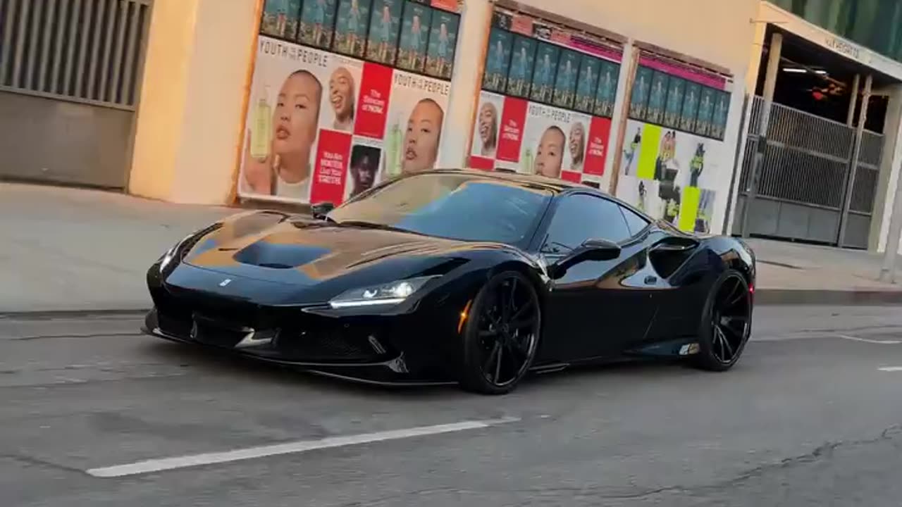 That Black Mean Ferrari.